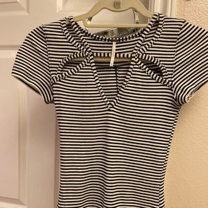 Free People striped shirt